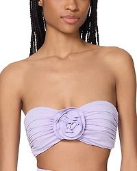 kate spade new york Rosette Bandeau Bra Bikini Top