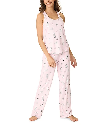 Pj Salvage Butterfly Grove Tank & Long Pajama Set