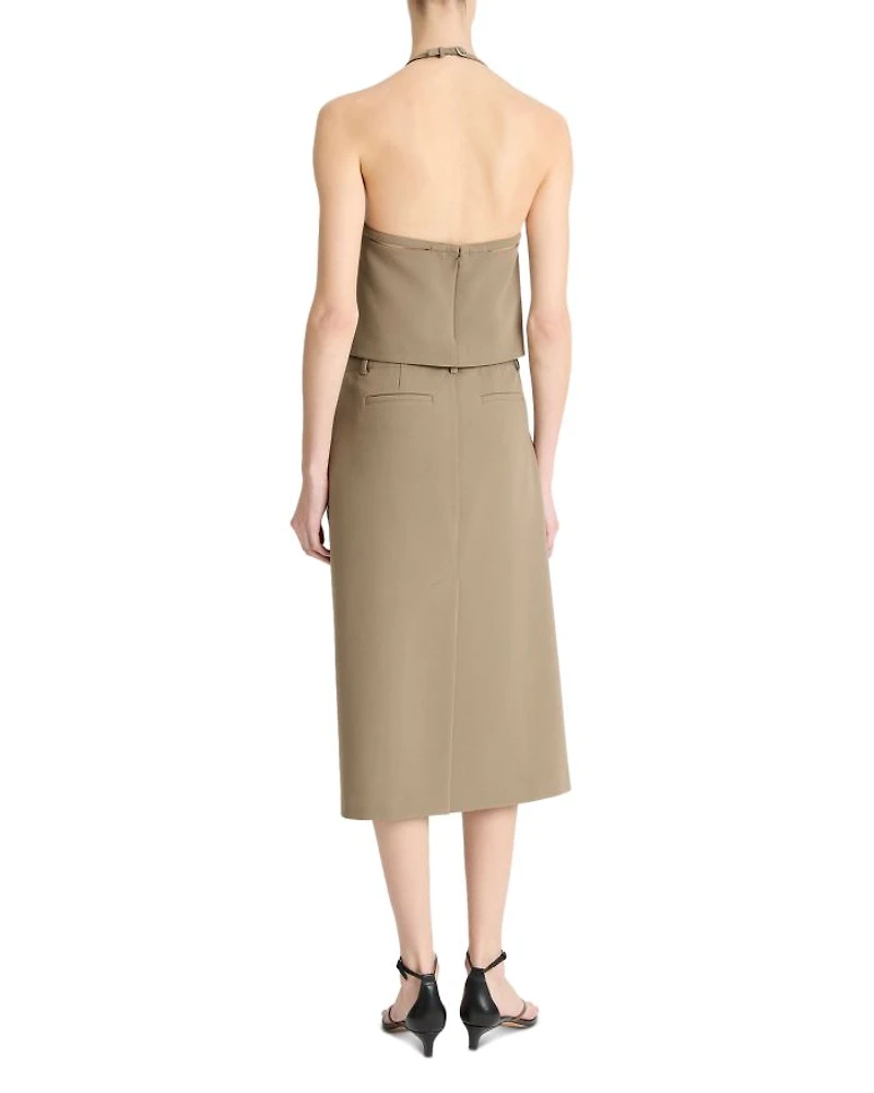 Belted Pencil Skirt