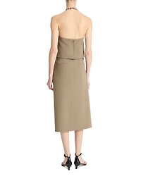 Belted Pencil Skirt