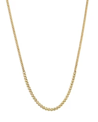 14K Yellow Gold Tennis Collection Diamond Collar Necklace, 14-16"