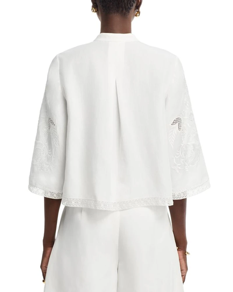 Cyra Eyelet Blouse