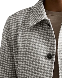 Benny Dogtooth Check Shirt Jacket