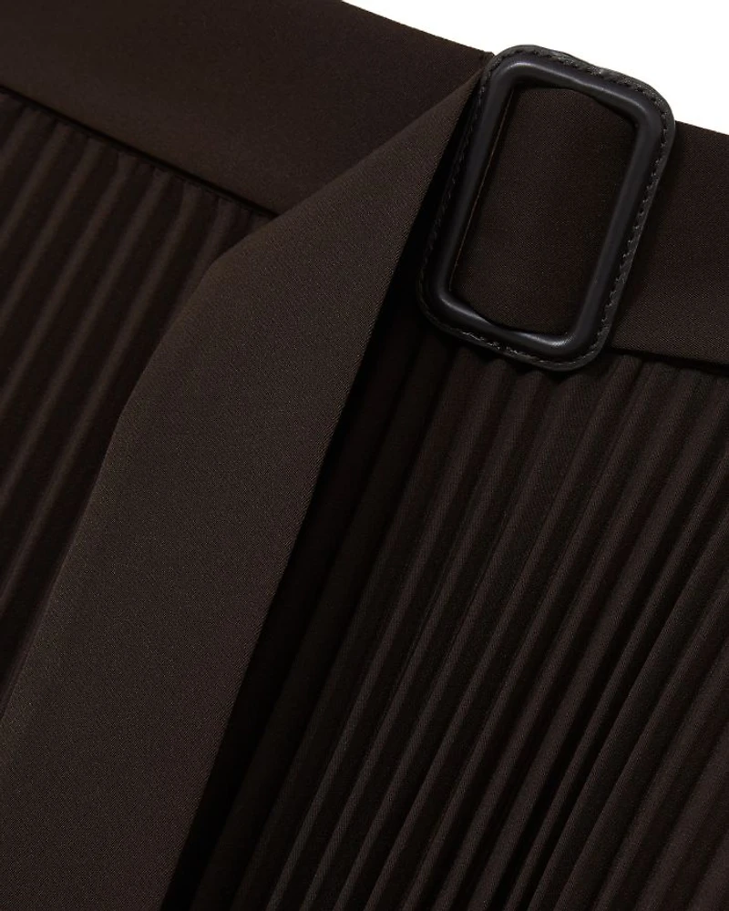 Ava Pleated Midi Skirt