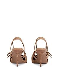 Women's Beatrice Pointed Toe Double Buckle High Heel Pumps