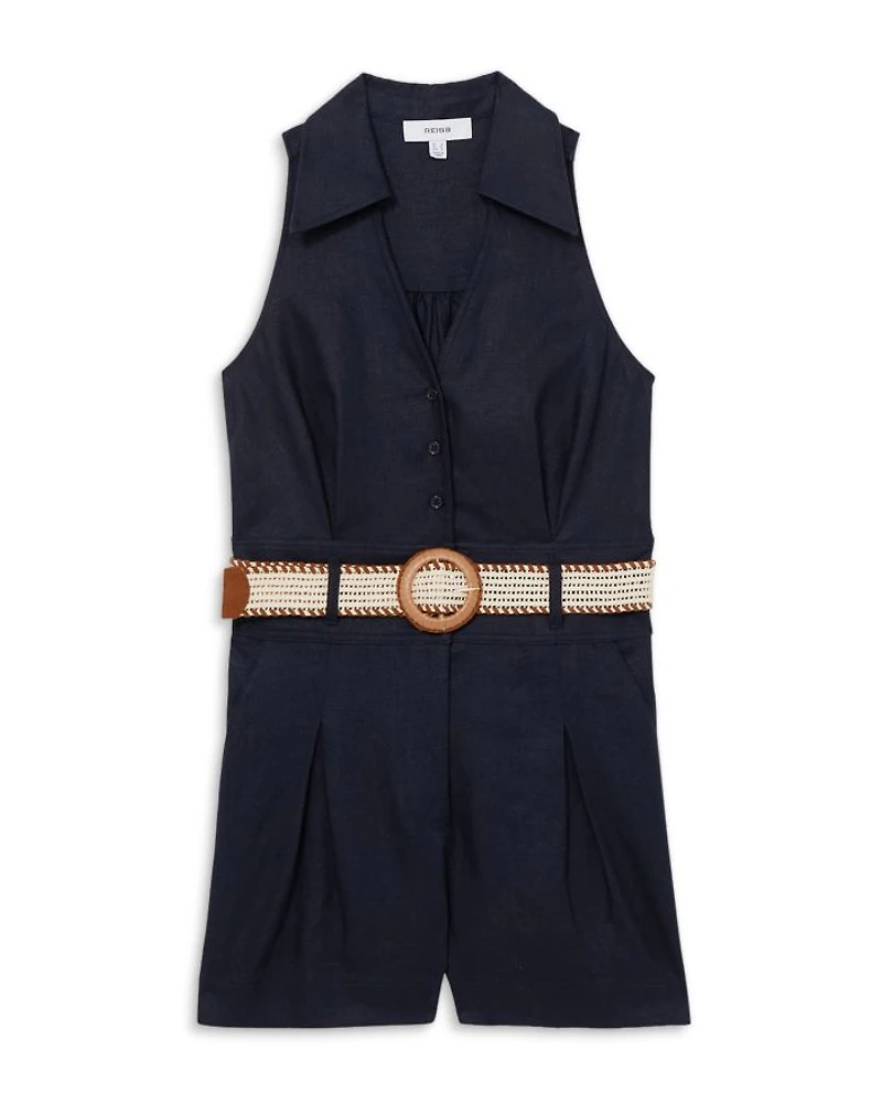 Anjie Linen Playsuit