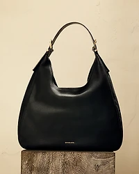 Michael Kors Nolita Large Leather Hobo Shoulder Bag