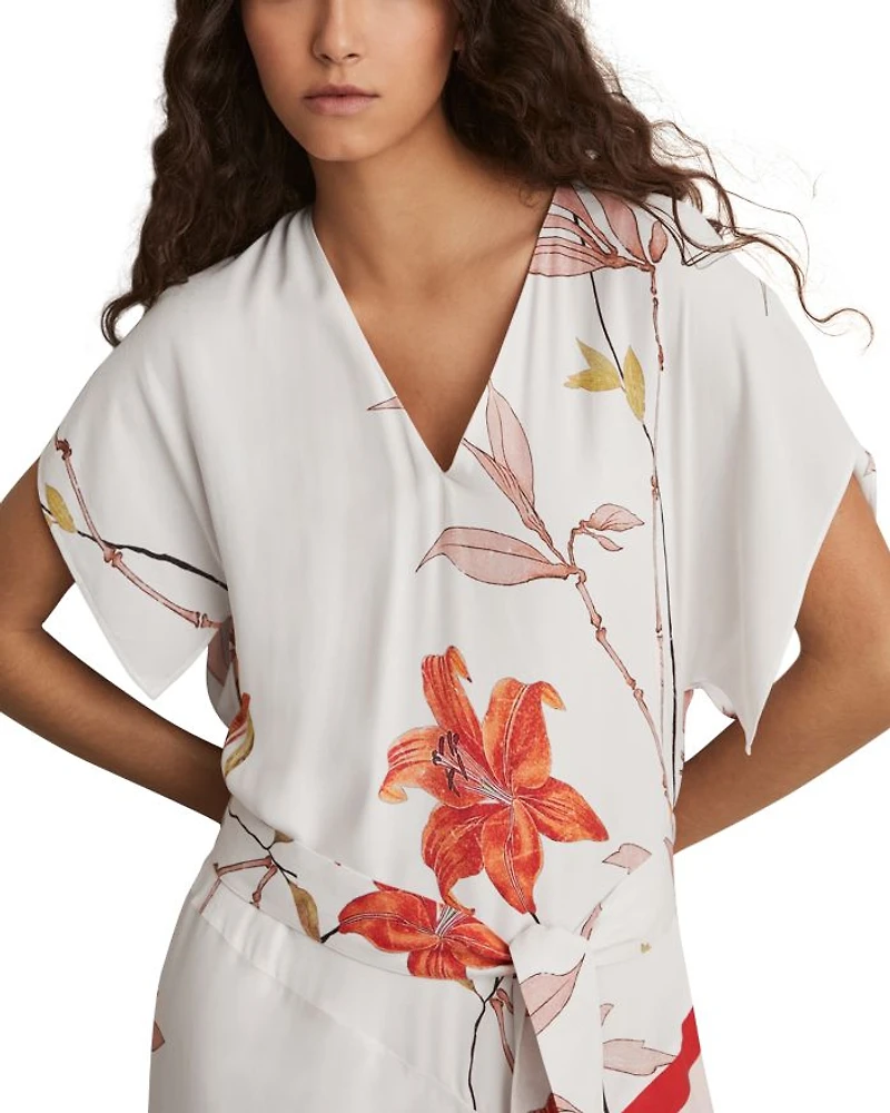 Floral Stripe Dress