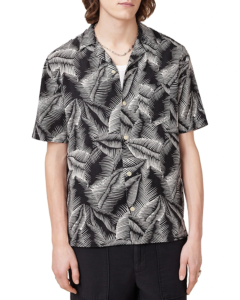 Allsaints Marseille Linen & Cotton Shirt