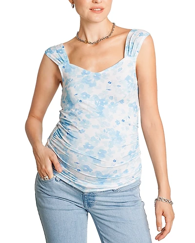 Nom Maternity Lola Floral Print Tank Top