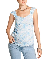 Nom Maternity Lola Floral Print Tank Top