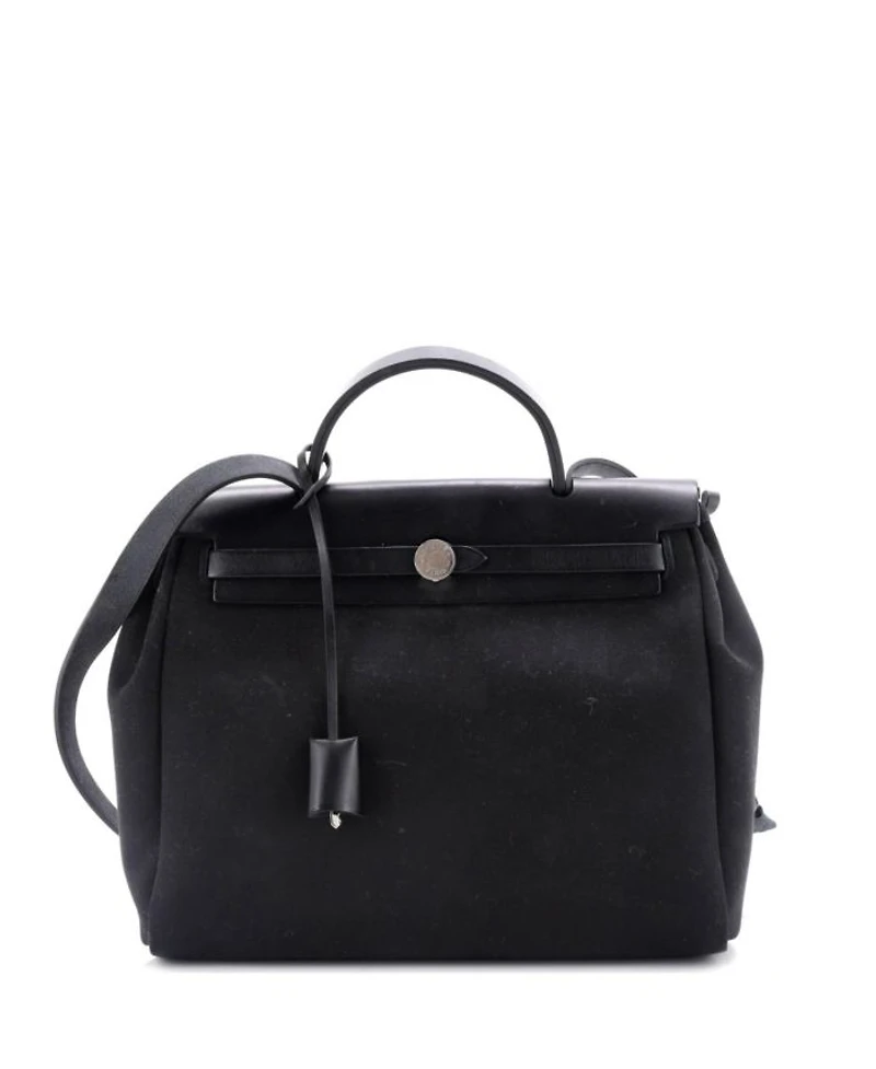 Herbag Zip Leather and Toile