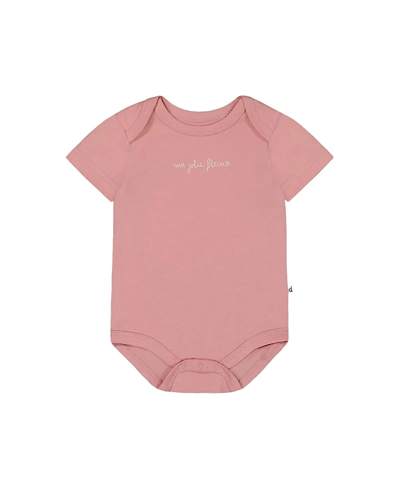 Deux par Deux Girls' Organic Cotton Onesie - Baby