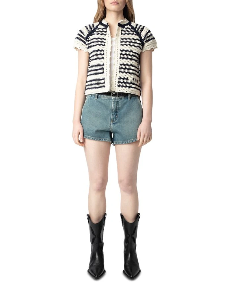 Zelie Striped Cardigan