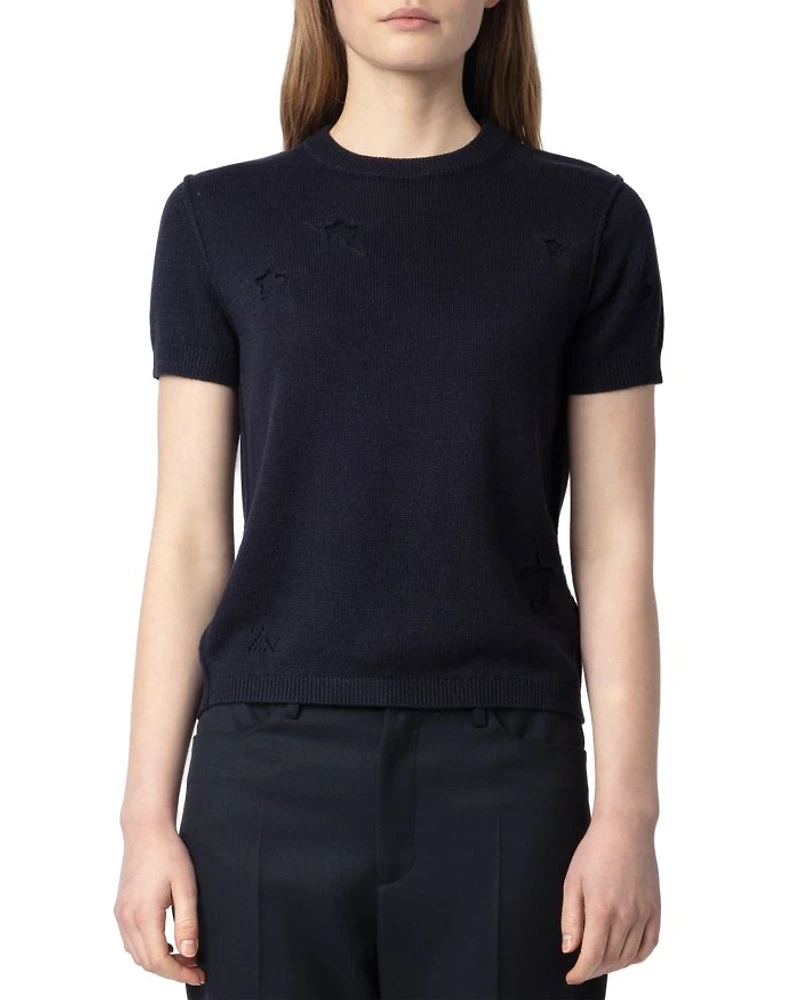 Bully Seco Stars Silk and Cashmere Sweater