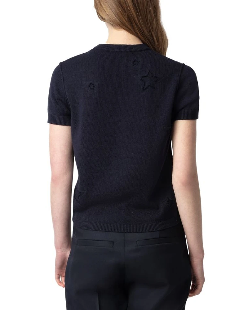 Bully Seco Stars Silk and Cashmere Sweater