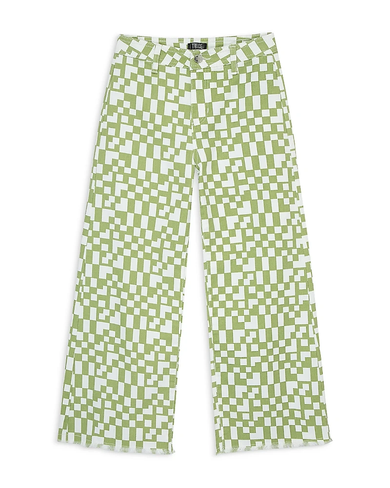 Truce Girls' Printed Wide Leg Pant - Big Kid