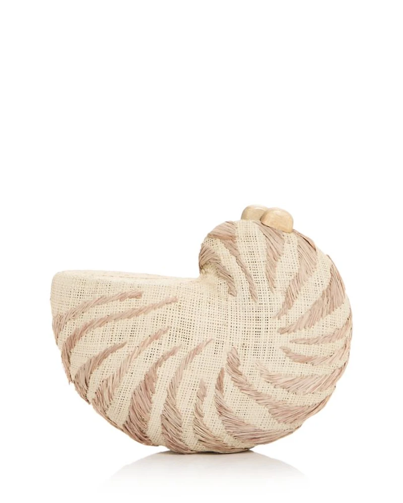 Anna Straw Clutch