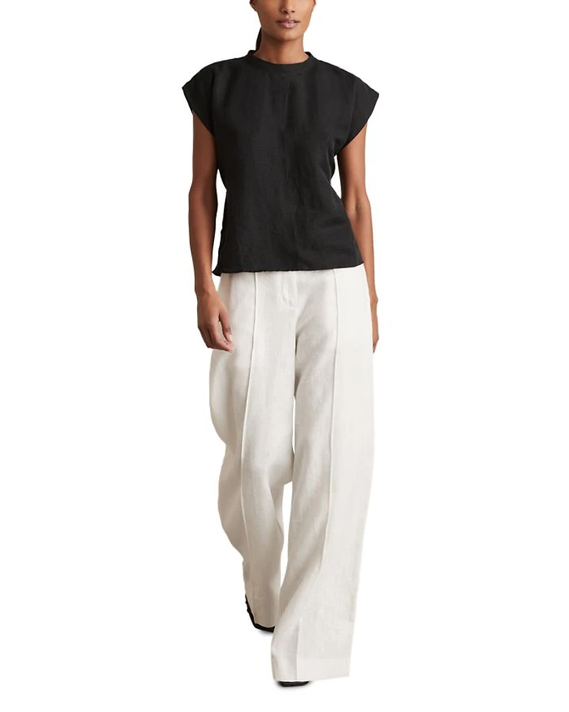 Soleya Linen Blend Tee