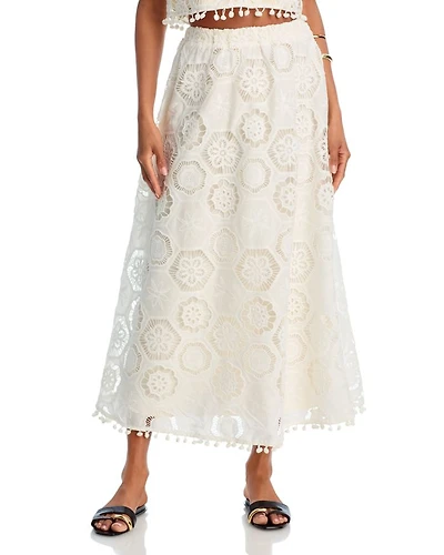 Square Crochet Maxi Skirt - Exclusive