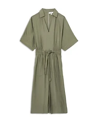 Cecelia Shirred Waist Midi Dress