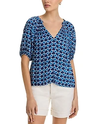 Split Neck Fan Top