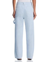 Carpenter High Rise Jeans Blue Strip