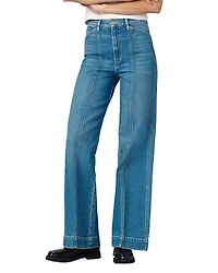Joe's Jeans The Front Seamed High Rise Wide Leg