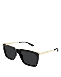 Saint Laurent Squared Sunglasses, 56mm