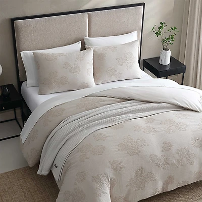 Vera Wang Roses Jacquard 3 Piece Comforter Set, Queen