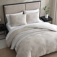 Vera Wang Roses Jacquard 3 Piece Comforter Set, Queen