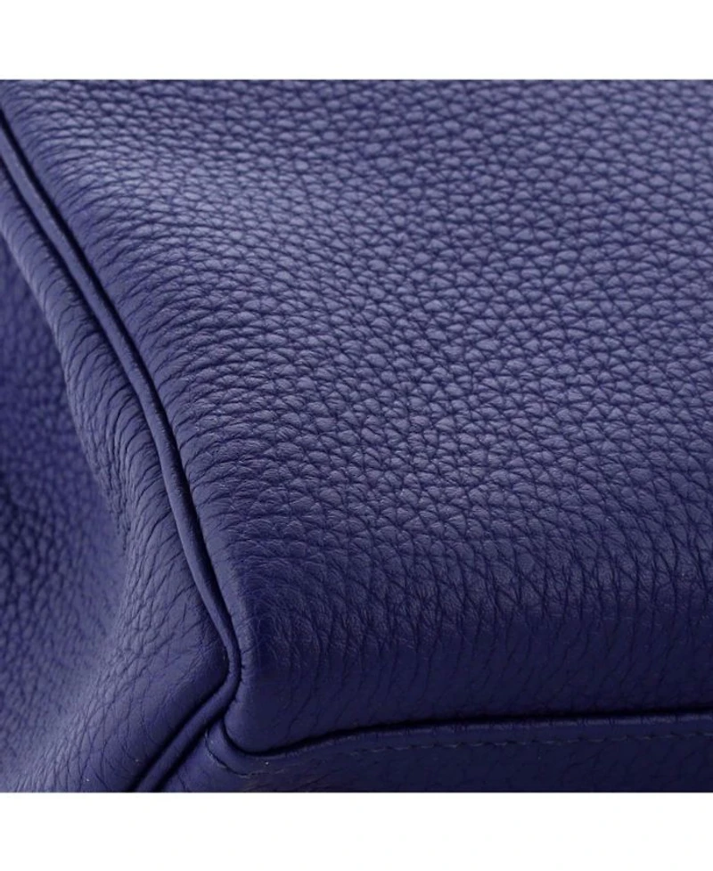 Kelly Handbag Blue Togo with Gold Hardware