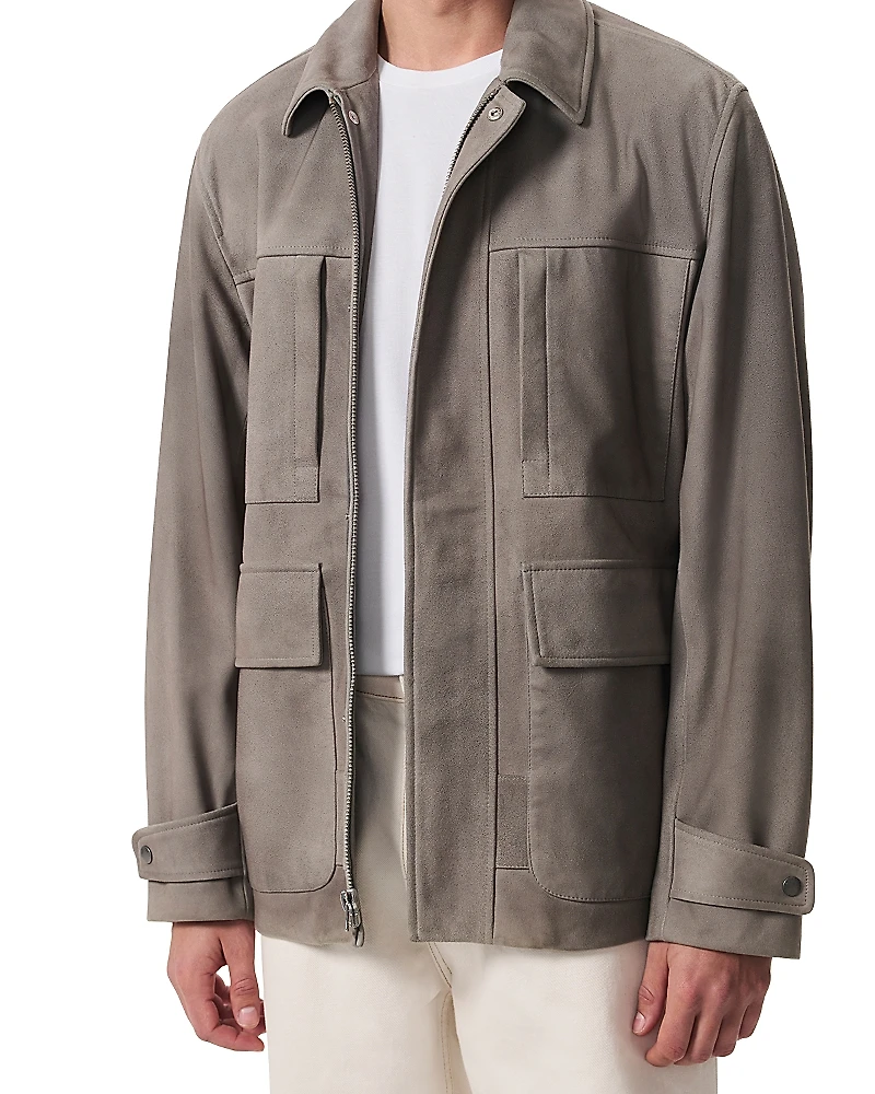 rag & bone Pace Suede Chore Jacket