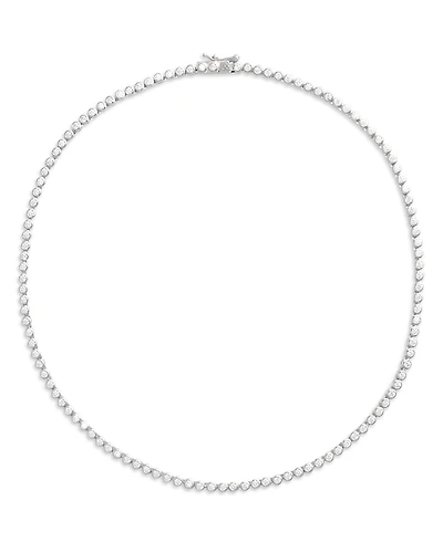 Shashi Bezel Tennis Necklace, 15