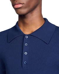 Rib Knit Polo