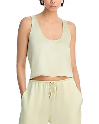 Leset Barb Scoop Neck Tank Top