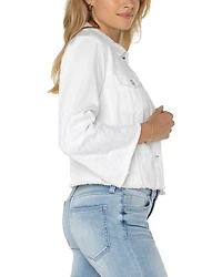 Frayed Denim Jacket