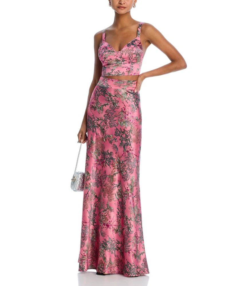 Ryker Silk Bias Skirt