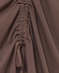 Aurelie Ruched Midi Skirt