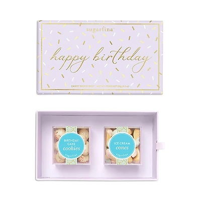Sugarfina Happy Birthday 2 Piece Candy Bento Box