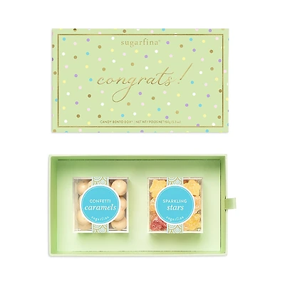 Sugarfina Congrats 2 Piece Candy Bento Box