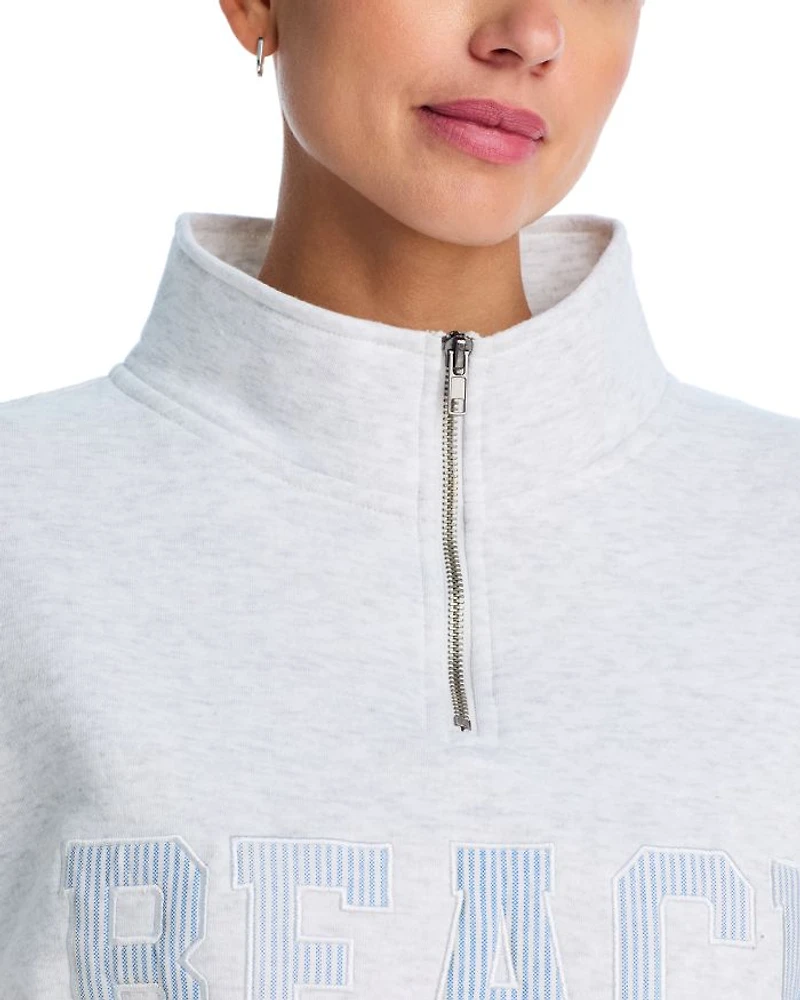 Beach Quarter Zip Sweatshirt