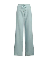 Linen Wide-Leg Pants, Regular & Petite