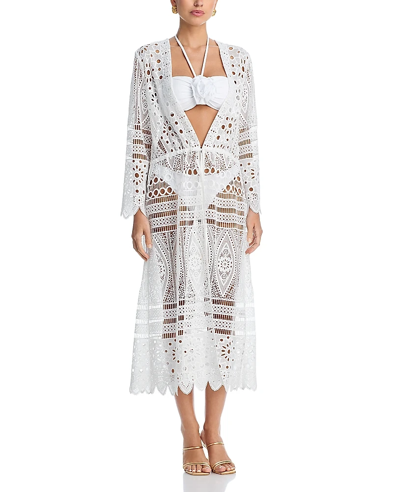 Milly Tiered Lace Cover-Up