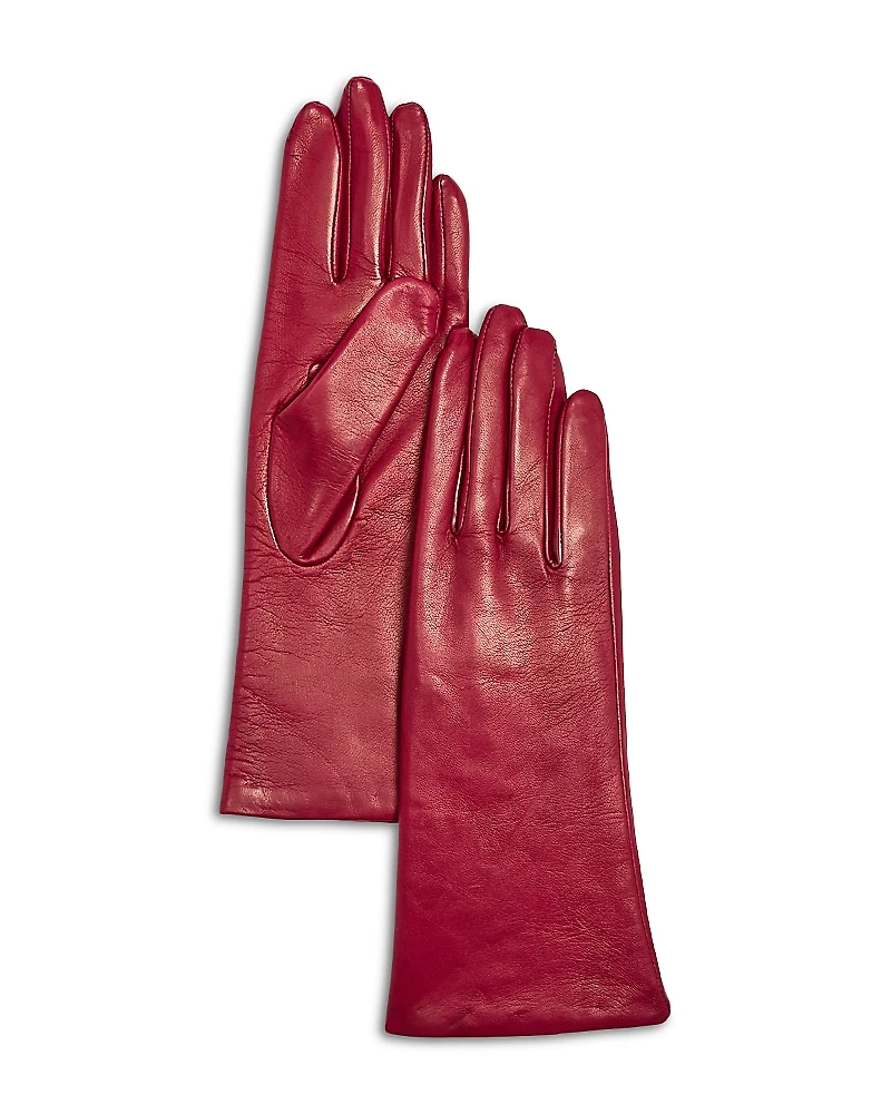 Bloomingdale's Cashmere Lined Long Leather Gloves - Exclusive