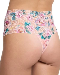 Printed Retro Thong