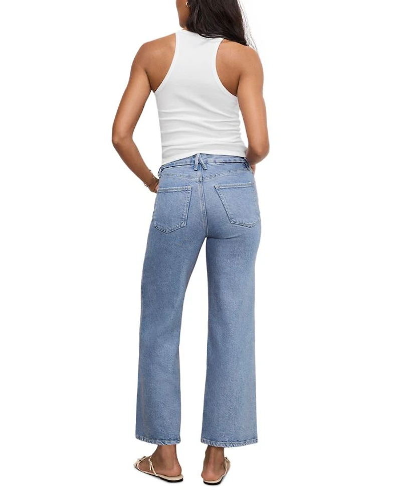 Soft Tech Good Skate Wide Leg Crop Jeans Indigo860