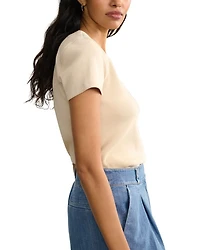 Ribbed Crewneck Tee