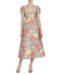 Markarian Astrid Floral Midi Dress