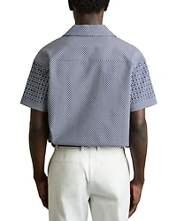 Geo Jacquard Camp Shirt
